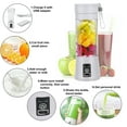 thumbnail image 3 of YouLoveIt Mini Juicer Cup 380ML Personal Blender Travel Fruit Juicer Mixer Cup Small Electric Safety Individual Blender Baby Food Mixing Machince with Updated 6 Blades, 3 of 8