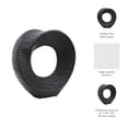 thumbnail image 6 of Modern Decorative Home Sculpture - Figurine Accent for Bathroom Decor, Office Desk, or Any Room - Artful Ornament for Living Room Decor, Bookshelf Display, or Coffee Table - 8", Black, 6 of 18