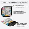 thumbnail image 3 of Yayeee Oven Mitts and Pot Holder Set of 4 Heat Resistant Kitchen Gloves Baking Hot Pad, Cute Cat Pattern, 3 of 5