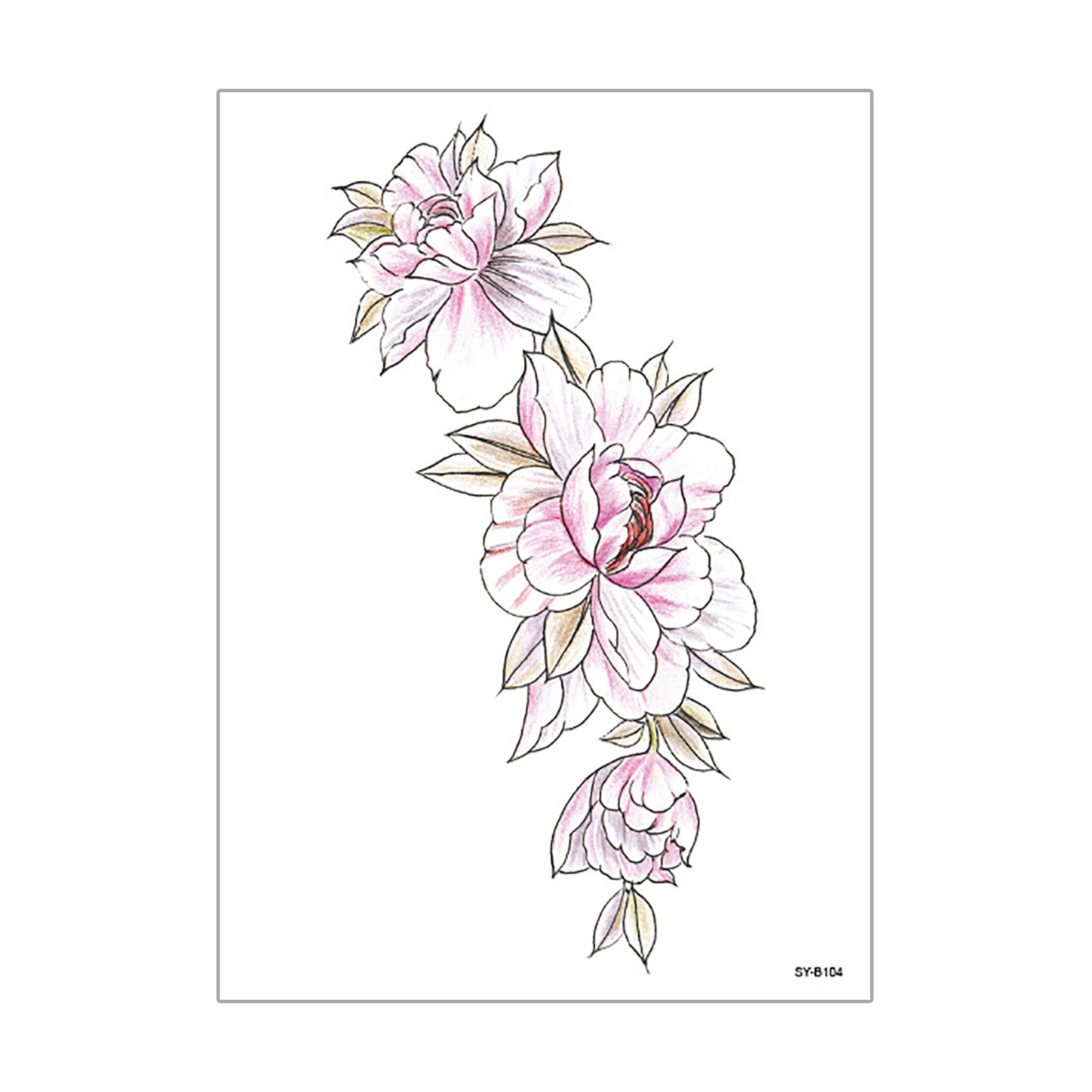 SEMIMAY Temporary Tattoo Stickers Multicolor Mixed Style Body Art