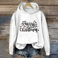 thumbnail image 1 of Aujourd'hui Réduction! Aqestyerly Grande Taille Noël Tops Femmes Noël Imprimé Col Rond à Manches Longues Haut en Vrac Pull, 1 of 3