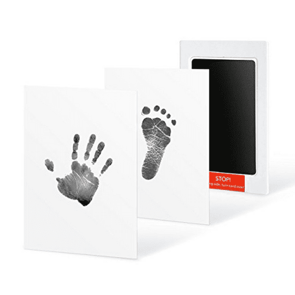 CCOCC Handprint Ornament Kit Baptism Product Baby Footprint Kit Safe Wash Free Printing Oil Baby Hand and Footprint Kit