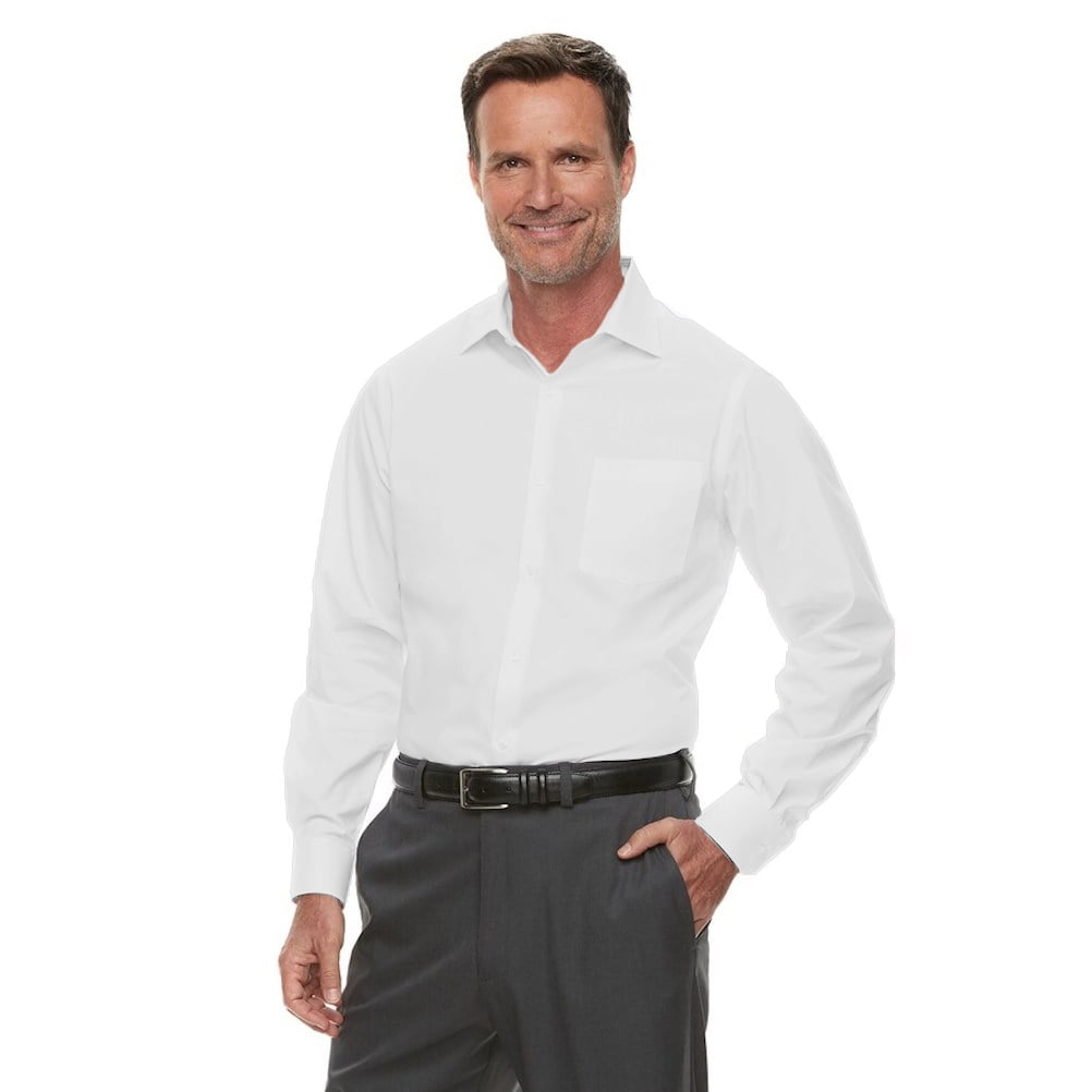 Trendy Trendy Men's Collection Long Sleeve Dress Shirts Convertible