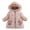 Pink, variant on XBASW Baby Toddler Girls Hooded Coat Winter Fleece Jackets Warm Cotton Outerwear for Girls 1-5Y