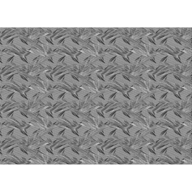 Ahgly Company Tapis Rectangulaire d'Intérieur Lavable en Machine Gris Cendré Transitionnel, 5 Pieds x 8 Pieds