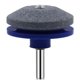 thumbnail image 1 of Zhuge Afilador de cuchillas para cortadora de césped de 6 piezas, afilador de turbinas eólicas, equilibrador de cortadora de césped con piedra de afilar de corindón marrón (azul), 1 of 5