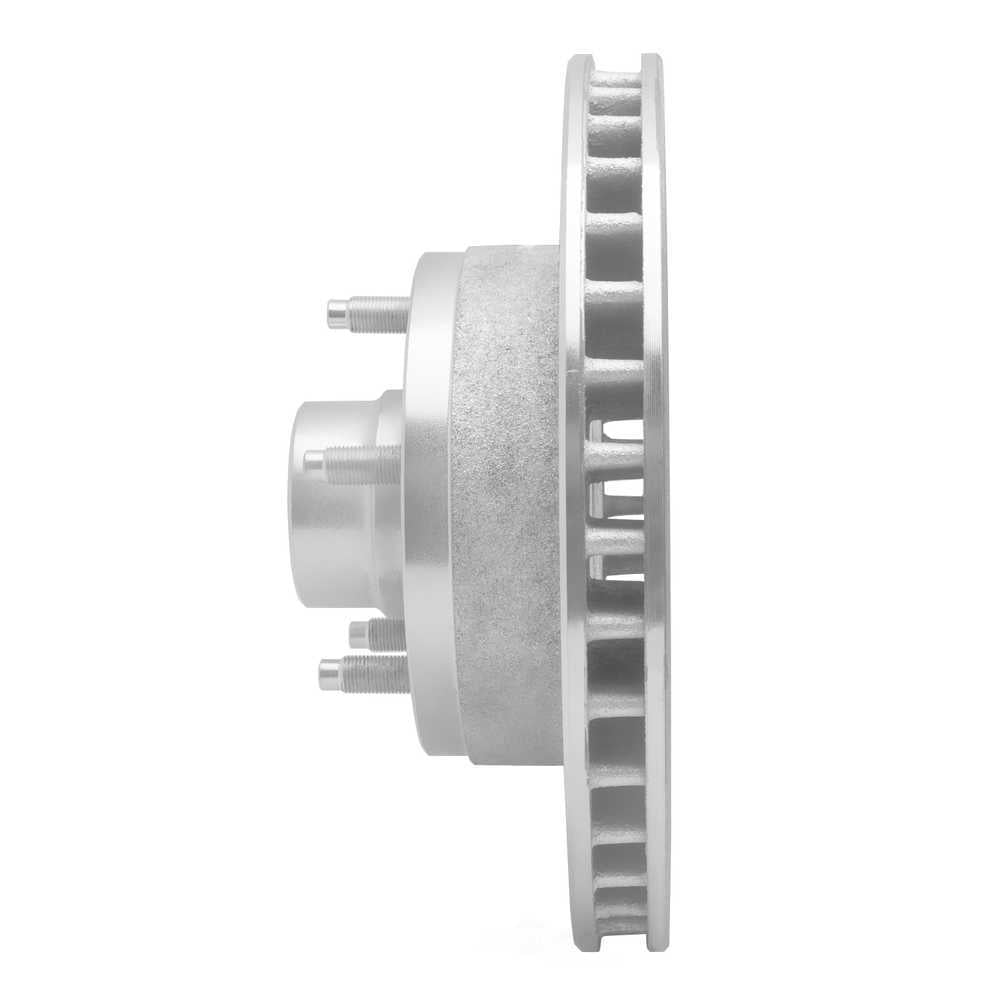 Dynamic Friction Company 631-54011L DFC Brake Rotor - Drilled And Slotted - Silver