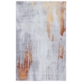 thumbnail image 3 of SAFAVIEH Tacoma Cymone Traditional Machine Washable Area Rug, Grey/Rust, 5' x 8', 3 of 14
