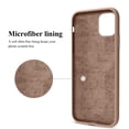 thumbnail image 4 of iPhone 11 Case,Ultra Slim Fit iPhone Case Liquid Silicone Gel Cover with Full Body Protection Anti-Scratch Shockproof Case Compatible with iPhone 11 (Light Brown), 4 of 14
