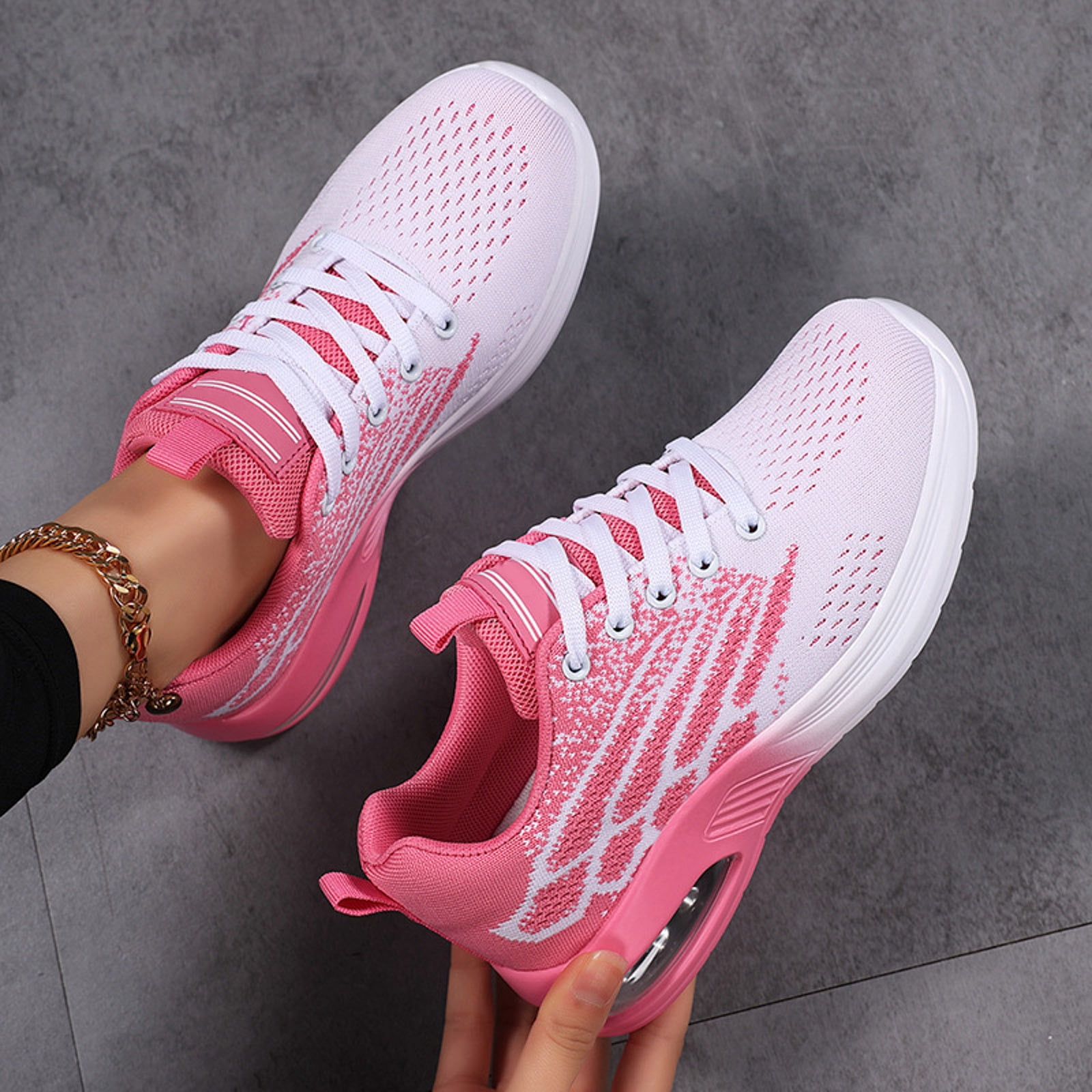 Chaussures De Running Homme Femme Avec Amorti Air | Taille 36-46, Semelle Antidérapante, Légères – Sport, Quotidien