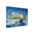 thumbnail image 2 of Trademark Fine Art 'Starlight Village' Canvas Art by Heather Burns, 2 of 3