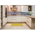 thumbnail image 6 of Ahgly Company Machine Washable Indoor Rectangle Transitional Gold Yellow Area Rugs, 2' x 4', 6 of 7