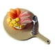 thumbnail image 3 of Juego de comida para casa de muñecas en miniatura 1:12, cuchara decorativa, pastel de frutas con bandeja naranja y manzanas, 3 of 9