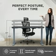 thumbnail image 4 of Rise Up Premium Electric Standing Desk 60x30”| Dual Motor Adjustable Height Sit Stand Computer Desk for Home Office | Ergonomic Motorized Desk with Memory Presets, Anti-Collision, and Steel Frame, 4 of 10