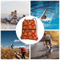 thumbnail image 6 of Pofeuu Christmas With Gold Snowflakes Print Drawstring Backpack Water Resistant String Bag Sports Sackpack Gym Sack with Side Pocket for Men Women, 6 of 6
