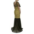 thumbnail image 4 of Dolce  Gabbana Yellow Black Floral Lace Ricamo Gown Dress, 4 of 10