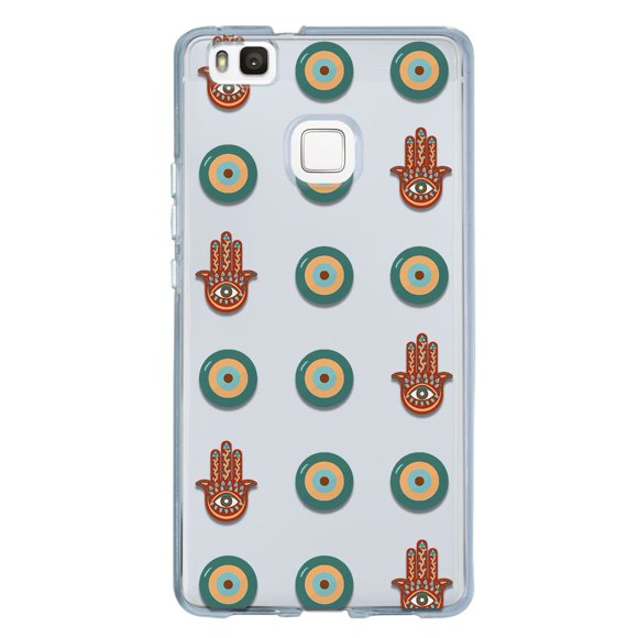 Funda Protector para Huawei P9 Lite InstaCase Antigolpes Patron Ojo Turco y Manos