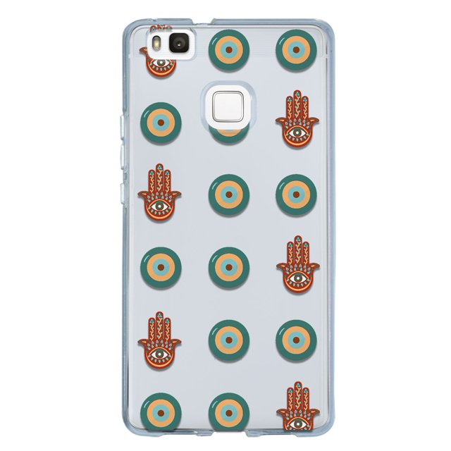 Funda Protector para Huawei P9 Lite InstaCase Antigolpes Patron Ojo Turco y Manos