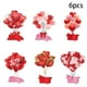 thumbnail image 1 of Juego de 6 Tarjetas de Felicitación para San Valentín | Tarjetas de Escritorio Pequeñas con Diseño de Corazón 3D | Mensaje de Amor con Reverso En Blanco | Papel Ecológico | Artículos de Fiesta, Decor, 1 of 6