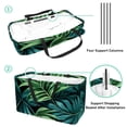 thumbnail image 4 of Tropical Jungle Palm Leaves Large Capacity Reusable Laundry Bag – Foldable Oxford Cloth Shopping Bag, Cube Organizer, and Beach Bag, 4 of 7