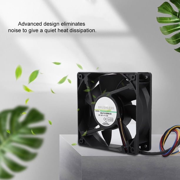 Enfriador De Ventilador De Refrigeración De 12V SHLF1212BHE-02 DC12V 1.6A 12CM