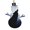 Snowman Shape, variant on Wolf Under Night Sky Wooden Christmas Ornament Angel Shape,Xmas Tree Hanging Decoration 6 PCS