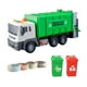 thumbnail image 4 of Camión de basura accionado por fricción, juguete con luces y sonidos, camión de reciclaje de coches Push and Go para niños de 4 a 7 años, regalo para Verde, 4 of 9