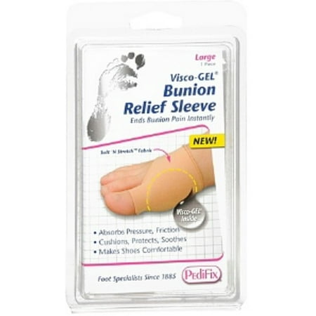 6 Pack - PediFix Visco-Gel Bunion Relief Sleeve, Large 1 ea