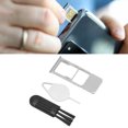 thumbnail image 4 of SIM Card Slot Tray Holder Replacement, Plastic SIM Card Tray  For Mobile Phones Silver, 4 of 8