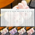 thumbnail image 3 of Fesfesfes Kids Bunny Ear Slippers Warm Fuzzy Indoor Outdoor House Shoes Girls Boys Cozy Plush Non Slip Winter Fall Slippers with Childrens Bedroom Comfortable Slippers(White#2,11.5-12 Years), 3 of 5