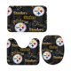 thumbnail image 4 of Juego de 3 alfombras de baño del equipo Steelers Alfombra antideslizante para baño de 31,5 x 20 pulgadas, 4 of 7