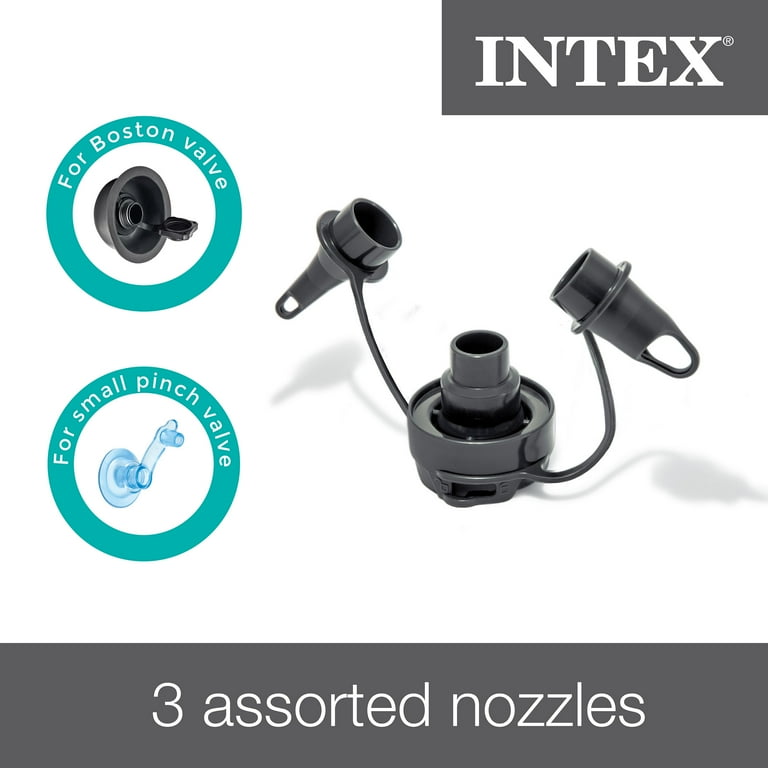 Intex Black Electric Air Pump 120 V Standard Electric Plug