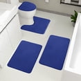 thumbnail image 4 of Carpet for Living Room Memory Foam Bath Mat 4 Set Bathroom Rugs for 4 Pcs Toilet Mats Universal Soft Comfortable Water Absorption Non-Slip Thick Machine Washable Easier To Dry Dark Car Floor Mats, 4 of 8