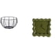 thumbnail image 1 of Cesta de huevos,Cesta multiusos para huevos,cesta tejida de alambre de hierro,Cesta de almacenamiento de alambre para huevos Cesta de almacenamiento portátil,Reloj de pared,Reloj de pared, 1 of 8