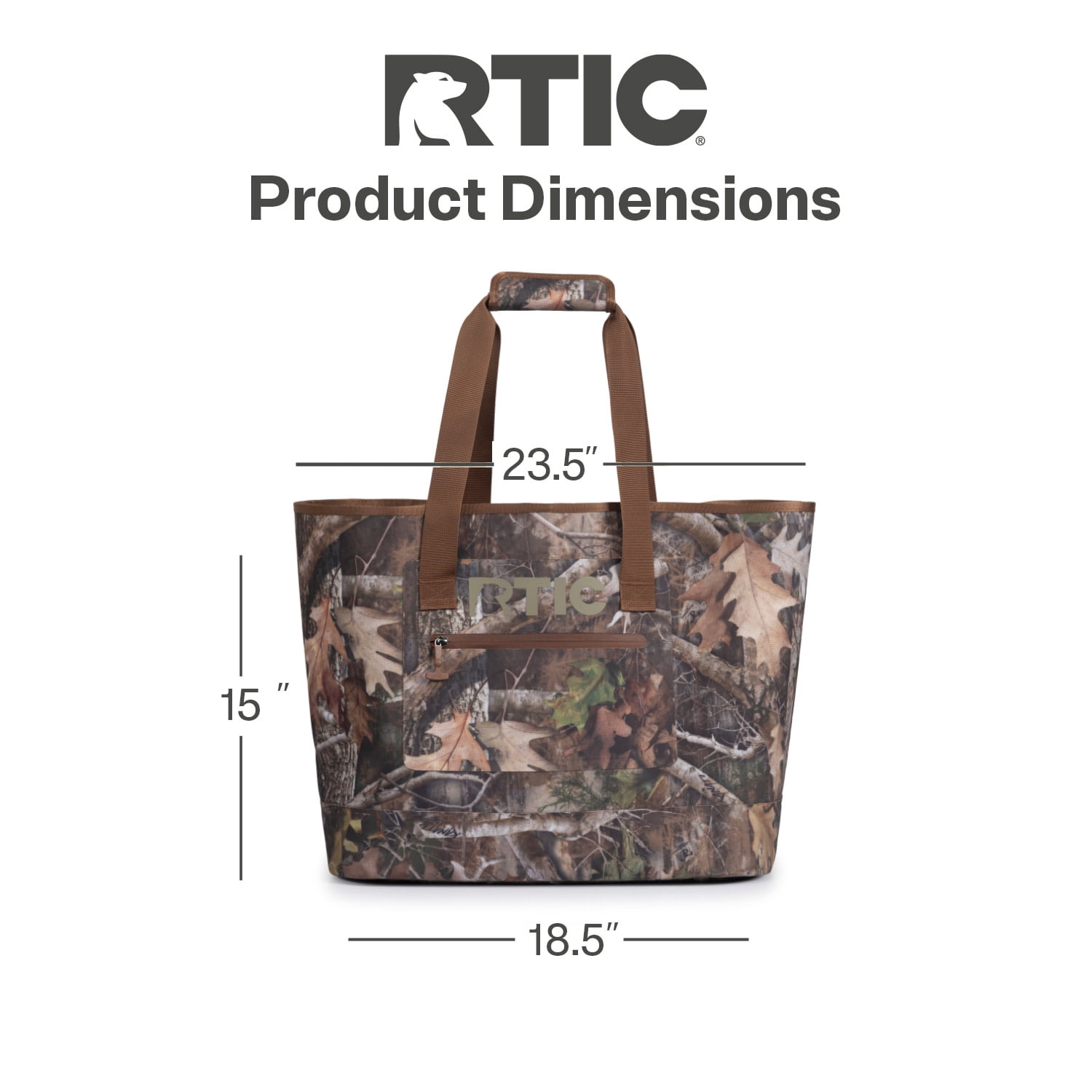 RTIC Ultra-Tough Tote Bag, 40 Ltr Fully Waterproof Bag, Kanati 