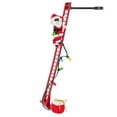 thumbnail image 5 of Mr. Christmas 43 in. Animated Ladder Climbing Black Santa, 5 of 5