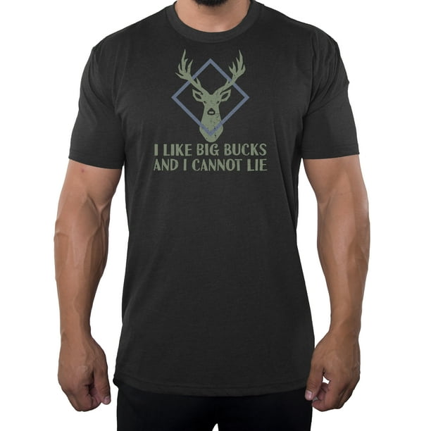 I like Big Bucks Men's T-shirts, Funny Graphic Tees, Men's Clever Shirts - Charcoal MH200FUN S11 4XL I like Big Bucks Men's T-shirts, Funny Graphic Tees, Men's Clever Shirts - Charcoal MH200FUN S11 4XL