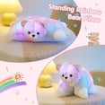 thumbnail image 2 of Oso de peluche musical con forma de arcoíris, 38 cm, de Glow Guards, 2 of 7
