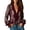 T1 Red, variant on Women's Lace Trim Long Sleeve Blouse Vintage V Neck Ruffle Shirts Casual Boho Flare Sleeve Tops White S