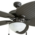 thumbnail image 5 of Prominence Home Inland Breeze 52" Bronze Indoor/Outdoor Ceiling Fan with 5 Blades, Bowl Light Kit, Pull Chains & Reverse Airflow, 5 of 9