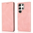 thumbnail image 6 of Allytech Magnetic Case for Samsung Galaxy S24 Ultra, [3 Card Slots] [1 Cash Slots] Slim PU Leather Shockproof Camera Lens Protection Kickstand Magnetic Closure Luxury Case for Women Men - Rosegold, 6 of 7