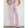 thumbnail image 2 of Wide Leg Striped Pants with Elastic Waist, 2 of 5