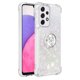 thumbnail image 2 of Funda para Samsung Galaxy A33 5G con Brillo Líquido Flotante, Purpurina, Parachoques y Anillo Giratorio Soporte, 2 of 5