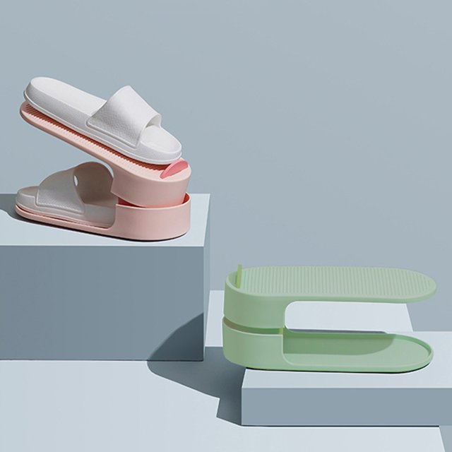 Zapatero de Almacenamiento onlyliua Ajustable Doble Capas