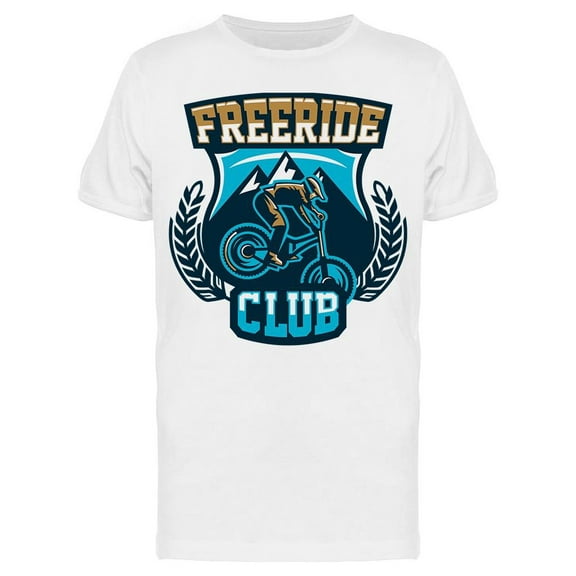Freeride Club Design T-Shirt Men -Image by Shutterstock, Male x-Large