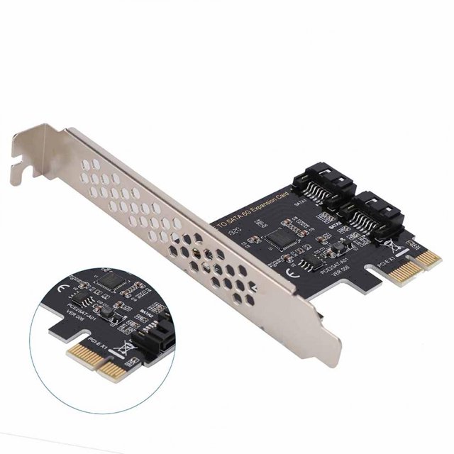 Cartes PCI E3.0 2 PortIII 6Gbps Adaptateurs d'Extension, Compatibles avec