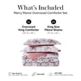 thumbnail image 2 of Southshore Fine Linens Merry Manor Christmas Comforter Set, King/California King, 3 PCS, 1 Comforter and 2 King Pillow Shams, Ultra Soft Brushed Microfiber, Down Alternative Bedding, 2 of 9