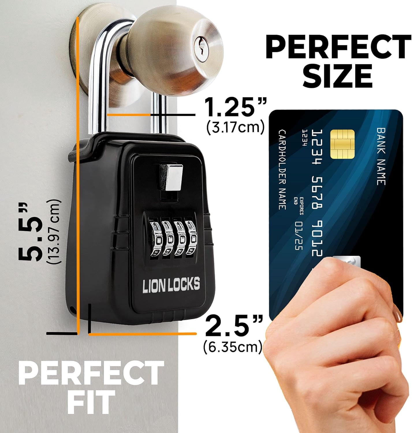 Lion Locks 1500 Key Storage Realtor Lock Box with Set-Your-Own Combination, (24 Pack, Black)
