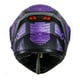 thumbnail image 2 of Casco Abatible Para Moto Kov Cyborg Morado/ Negro Talla XXL KOV Cyborg, 2 of 2