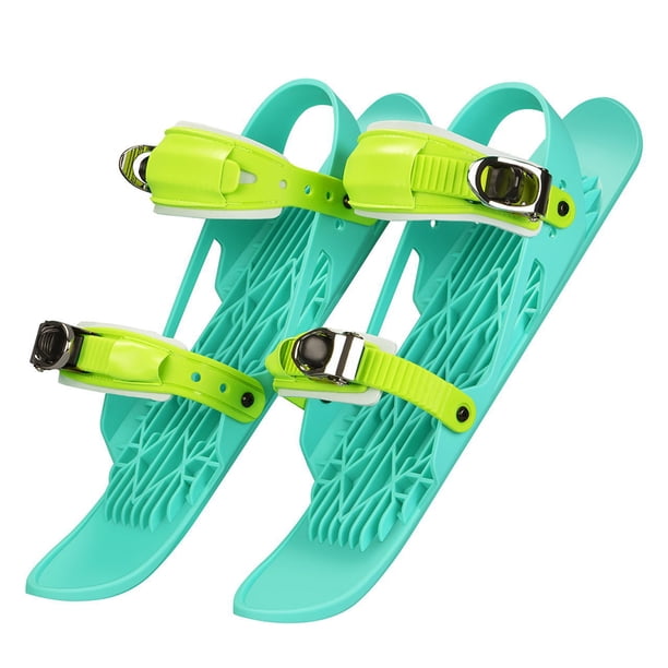Mini patines de esquí cortos, mini patines de esquí cortos, zapatos de esquí ajustables para adultos para esquiar